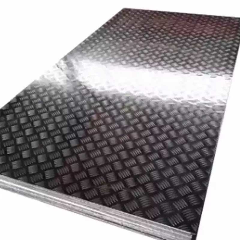 Bright Aluminum Checked Plate Sheets Chequer Pattern Plates 1600mm