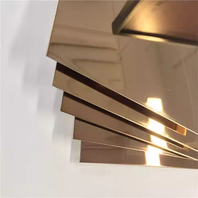 Ein guter Preis. Streichmasse 304 316 Rose Gold Stainless Steel Sheets PVD für Dekoration Online
