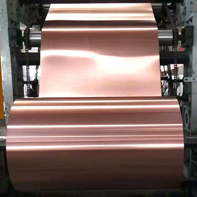 Ein guter Preis. Kupferne Kupfer-Folie der Spulen-Folien-0.1Mm für Manager-Ausbildungsprogramm Tu1 der Batterie-C11000 Kupfer-Streifen-Spulen-Hersteller Online