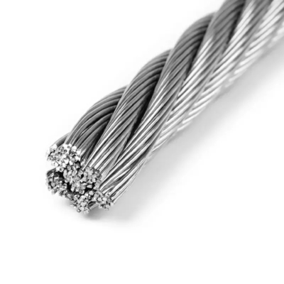 Ein guter Preis. Des Edelstahl-AISI304 kalte Überschrift Drahtring-des Seil-7*37 15mm Online