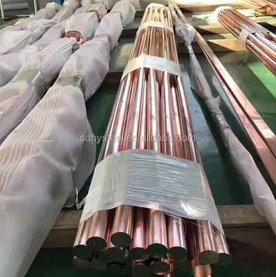 Ein guter Preis. C11000 Kupfer Superreine Messingstange Runde Flachlänge 300-6000 Online