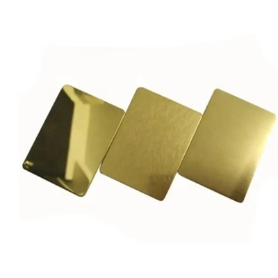 Ein guter Preis. Kaltgewalzte Edelstahlplatte Ss 304 304L 316 316L Gold Rose Gold Spiegel Ss Farbe Online