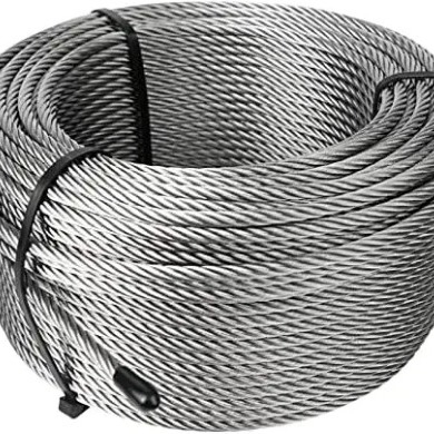 Ein guter Preis. 304/316 Aisi Edelstahldrahtseil Nichtlegiertes Seil Gewicht der Spule ca. 60-100kg Online